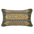 thumbnail image 2 of Liora Manne Marina Tribal Stripe Indoor Outdoor Decorative Pillow Green, 2 of 2