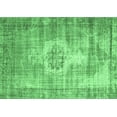 thumbnail image 1 of Ahgly Company Indoor Rectangle Abstract Emerald Green Contemporary Area Rugs, 2' x 5', 1 of 4