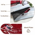 thumbnail image 6 of Round Area Rug 7 Ft, Red Christmas Washable Non-Slip Circle Carpet for Living Room/Bedroom, Truck Birds Xmas Tree Snowflake Wooden Low-Profile Large Runner Mat Collection Rugs for Indoor, 6 of 8