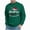 Dark Green, variant on Men's Fleece Lined Crew Neck Hoodless Sweatshirt Christmas Casual Fashion Christmas Slogan Letter Printing(S,Dark Blue)