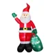 thumbnail image 1 of Papá Noel Inflable De Navidad De 2.4m Para Decoración Con Blanco Led Banna, 1 of 8