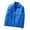 Blue, variant on Wyobmus Mens Winter Warm Padded Jacket Solid Color Zipper Down Fleece Lined Jacket Zipper Cardigan Pocket Long Sleeve Cotton Jacket Blue
