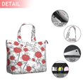 thumbnail image 2 of Pioneer Flower Floral Print Pattern Travel Tote Bags for Women Carry On,Large Weekender Bags for Women Travel,Multi Functional Duffle Bag for Work,Shopping,Sports, 2 of 5