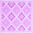 thumbnail image 1 of Ahgly Company Indoor Square Southwestern Purple Country Area Rugs, 7' Square, 1 of 4