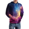 thumbnail image 5 of Galaxy Nebula Dream 3d Sweatshirts Hoodie Fashion Casual Personality Men's Women Street Hoodie Pullovers Long Sleeve Comfortable Top, 5 of 6