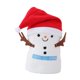 thumbnail image 2 of Manta de vellón con gorro de Papá Noel, manta creativa para sofá, manta para cama, accesorios de cama para dormitorio y sala de estar Muñeco de nieve, 2 of 8
