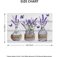 thumbnail image 4 of Lavender Flower Placemats Set of 4 Farmhouse Purple Floral Table Mats Washable Place mats for Home Party Indoor Kitchen Dining Table Decoration 12x18 Inch, 4 of 6