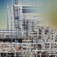 thumbnail image 2 of "Urban Abstract 6" Fine Art Giant Canvas print 72"x72", 2 of 6