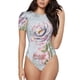 thumbnail image 1 of Fotbe Vintage Rose Body de Mujer con Cuello Redondo y Mangas Cortas, Sin Mangas Ajustado, Suave, Cómodo y Básico-Small, 1 of 7