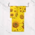 thumbnail image 4 of Coolnut 3 PCS Towel Beautiful Sunflower Cotton Bath Towel Set (1 Bath Towel, 1 Hand Towel, 1 Washcloth) for Bathroom, Super Soft and Quick Dry Towels, 4 of 6