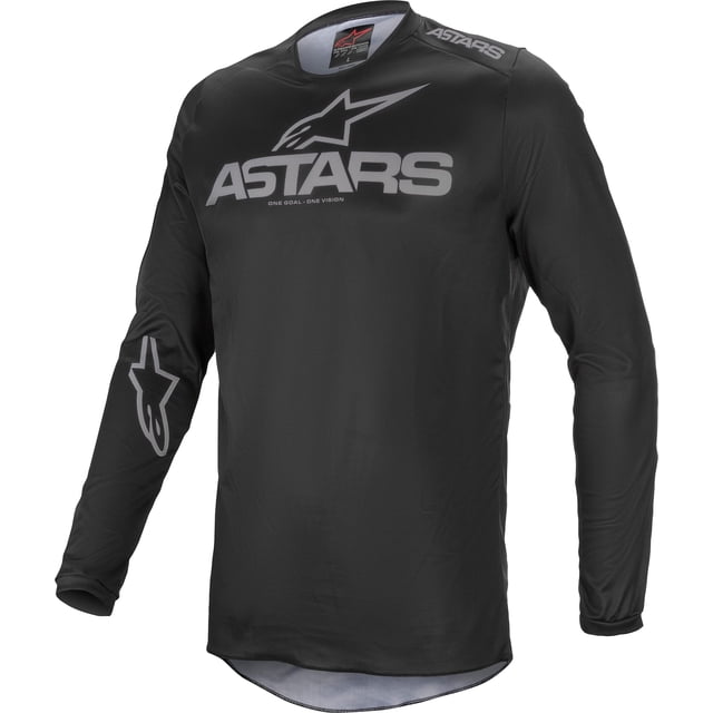 Jersey Alpinestars Fluid Graphite negro/gris oscuro para hombre