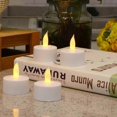 thumbnail image 5 of Rechargeable Tea Lights Flameless Candles With Remote Led Candles With Timer Battery Operated Candles For Home Decor Flameless Centerpiece Table Dec, 5 of 5