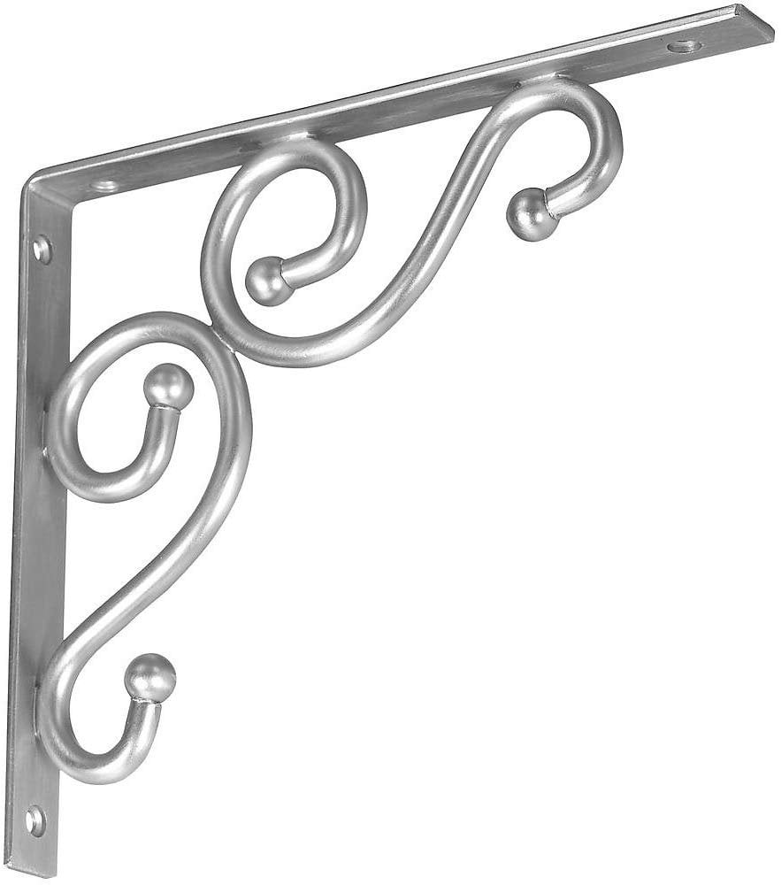 Stanley Hardware S250591 773 Ornamental Shelf Brackets in Nickel , 7