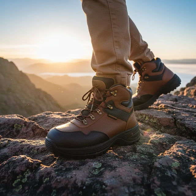 Bota Jerko Hombre Protección Casco Acero, Campismo, Urbano, M0082ST