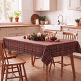 thumbnail image 5 of Sm:)e Royal Stewart Tartan Plaid Tablecloth, Rectangle 55 x 84 Inch, Wrinkle-Resistant & Machine Washable Classic Check Table Cover for Dinner/Party Decoration/Holiday, 5 of 7