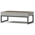 thumbnail image 6 of RST Brands Milo 8-piece Wicker and Fabric Motion Seating Set in Ink/White/Gray, 6 of 7
