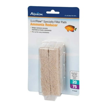 Aqueon Replacement Specialty Filter Pads Ammonia Reducer 20/75
