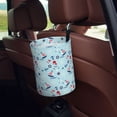 thumbnail image 5 of Fuzoiu Sailboats Anchors Print Car Trash Can,Leakproof Car Trash Can,Hanging Garbage Bin,Vehicle Trash Can, Suitable for Sedans, SUVs, MPVs & Trucks, 5 of 7