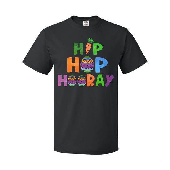 Inktastic Easter Hip Hop Hooray with Eggs and Carrot T-Shirt