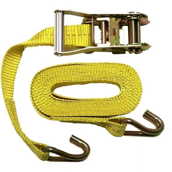 Ancra & S-Line SL101 1.5 in. x 16 ft. Ratchet Tie-Down with J-Hooks
