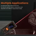 thumbnail image 2 of Distance Meter, Compact Digital Handheld Rangefinder Simple Operation Wearable High Accuracy Battery Powered  For Outdoor For Construction, 2 of 7