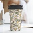 thumbnail image 6 of KLL Daisy Pattern Stainless Steel Vacuum Insulated Tumbler - Carry Insulated Coffee Mug - Reusable Insulated Cold Brew Iced Coffee Cup Thermos, 6 of 8