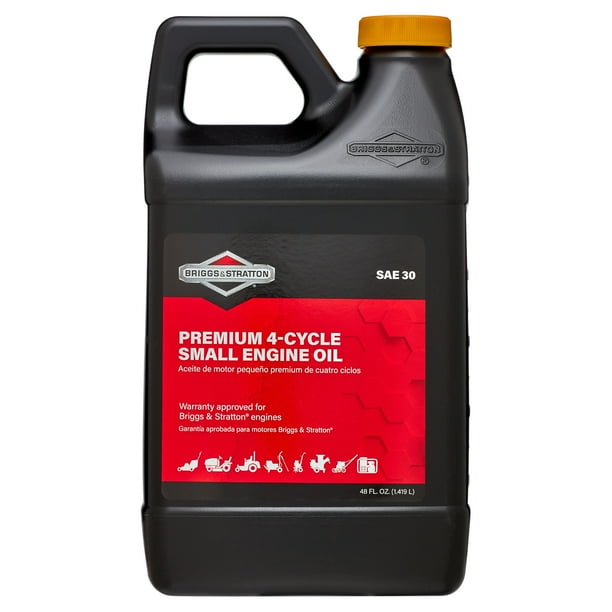 Briggs & Stratton 100028 SAE 30W 4 Cycle Engine Oil, 48oz Oil Bottle