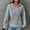 23#Gray, variant on Dwaogom Fashion Women's Casual Long Sleeve Round Neck Ladies Sweatshirts Tops Blouse Plain Hoodie Big & Tall Hooded Sweatshirt Womens Fleece Pullover