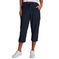 thumbnail image 3 of RBX Active Women's Relaxed Lightweight Woven Cargo Capri Pant, 3 of 4