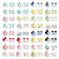 thumbnail image 5 of Mittens Socks Set Toddler Mitts Baby Mittens Cotton Gloves Footwear Baby Breathable Gloves for Boys Girls, 5 of 7