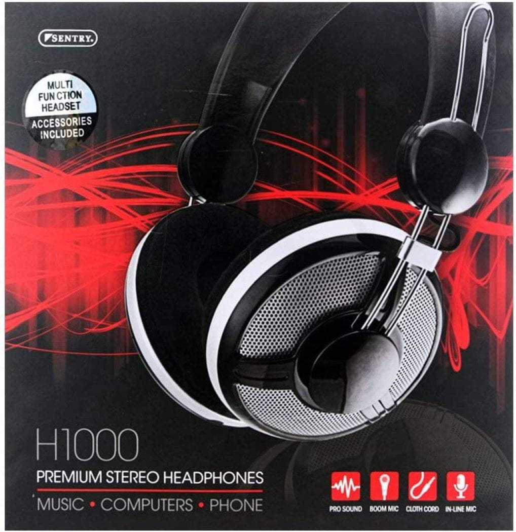 Sentry Wired Stereo Headphones