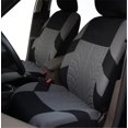 thumbnail image 2 of 2 Pcs Washable Classic Embroidery Front Seat Covers Set Car Interior Accessories, 2 of 5