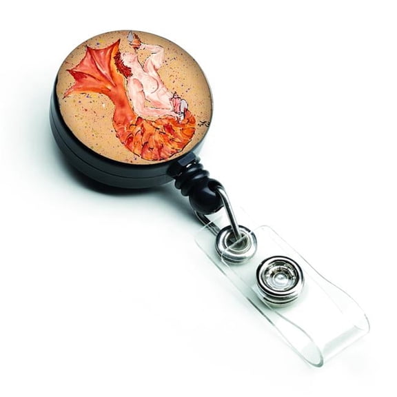 Carolines Treasures 8346BR Merman Retractable Badge Reel