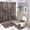 style-511, variant on Vintage Countryside Wood Board 4 Piece Shower Curtain Sets Rug Toilet Lid Cover And Non-Slip U Shape Mat Old Wooden Barn Door Durable And Waterproof for Bathtub Decor