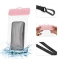 thumbnail image 3 of Unique Bargains 2 Pcs Inflatable Mobile Waterproof Bag Pink Universal Waterproof Case Compatible for Phone 4.92"x9.65", 3 of 6