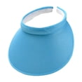 thumbnail image 1 of Sombrero con visera solar versátil y ajustable para actividades al aire libre, tenis, ciclismo y deportes. Azul brillante, 1 of 8