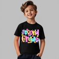 thumbnail image 4 of YunPes Boys & Girls Second Grade Graphic Print T-shirt Fashion Versatile Short Sleeve Tees Kids Back To School Casual Daily Tops, 4 of 4