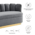 thumbnail image 6 of Victoria Channel Tufted Performance Velvet Sofa, 6 of 9
