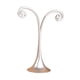 thumbnail image 1 of Soporte para exhibir pendientes, soporte para colgar pendientes, soporte de mesa de metal elegante en forma de T para Plata, 1 of 9