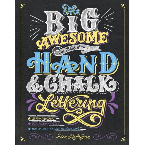 The Big Awesome Book of Hand & Chalk Lettering (Paperback)