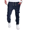 thumbnail image 6 of Mens Khaki Pants Hip Hop Harem Joggers Pant Male Trousers Casual Men Solid Sweatpants, 6 of 6
