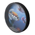 thumbnail image 4 of BQLZR Wave Bead Ocean Drum Percussion Instrument with Fish Patton 10 inch, 4 of 5