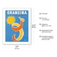 thumbnail image 2 of Orangina has Orange Pulp (A La Pulpe D’Orange) - Vintage Advertising Poster by Bernard Villemot c.1965 - Bamboo Fine Art 290gsm Paper (Unframed) 17x22in, 2 of 4