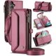 thumbnail image 1 of funda billetera para Samsung Galaxy A24 con Protección RFID, Ranuras para Tarjetas, Pata de Cabra, Correa Desmontable-Funda para teléfono tipo Bandolera con Tapa de Cuero PU, 1 of 9