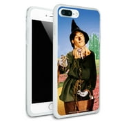 Wizard of Oz Scarecrow Character Protective Slim Fit Hybrid Rubber Bumper Case Fits Apple iPhone 8, 8 Plus, X, 11, 11 Pro,11 Pro Max