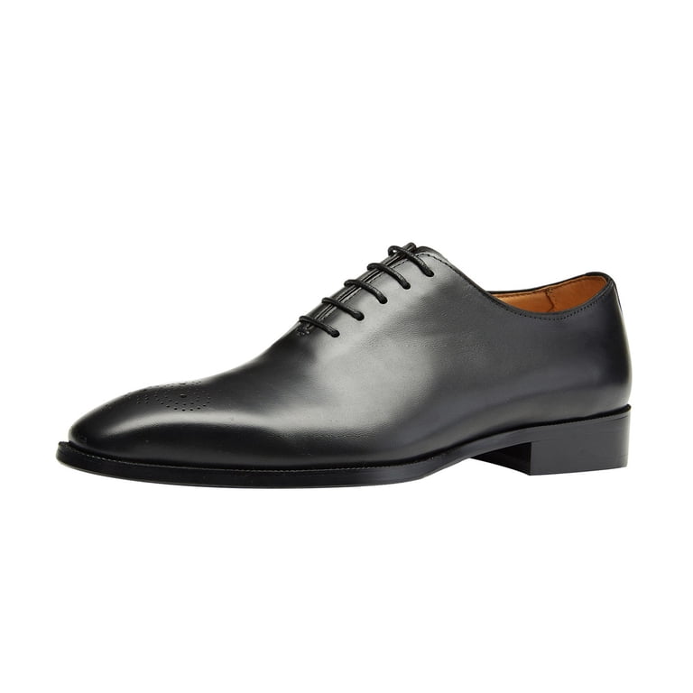 Santimon Mens Dress Shoes Full Cut Oxford Shoes Genuine  display picture 1