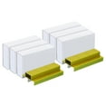 thumbnail image 1 of Unique Bargains Staples for Stapler, 6 Pack(1000Pcs Staples Per Pack) 26/6 Standard 1/4 Inch Length Staples Jam Free Yellow, 1 of 7