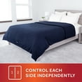 thumbnail image 5 of Sunbeam Heated Electric Blanket, Bedding, King, Fleece, Poseidon Blue, 5 of 8