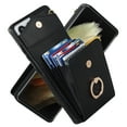 thumbnail image 3 of For Samsung Galaxy S23 Ultra/S23+/S23 Case Cover, Shockproof Leather Card Wallet Ring Stand Cover With Long Strap, 3 of 5