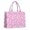 Pink Ribbon Breast-1, variant on Large Capacity Tote Bag,Pink Breast Cancer Handbag Fashion Luxury Tote Bag,15.7"x13"x 5.1" Inches,Laptop Compatible